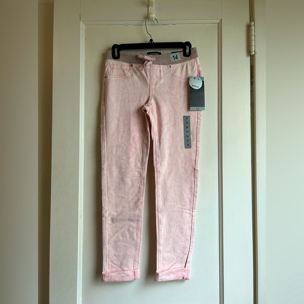NWT!! Girl’s pink Buffalo David Bitton pants - Size 14